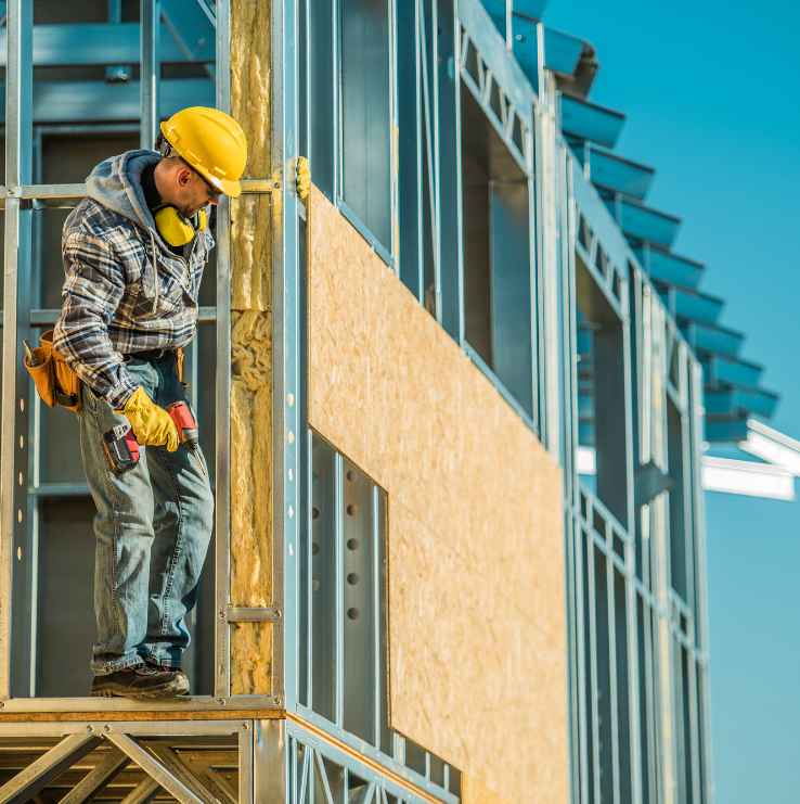 Remodeling job site Vr plus construction team in vancouver