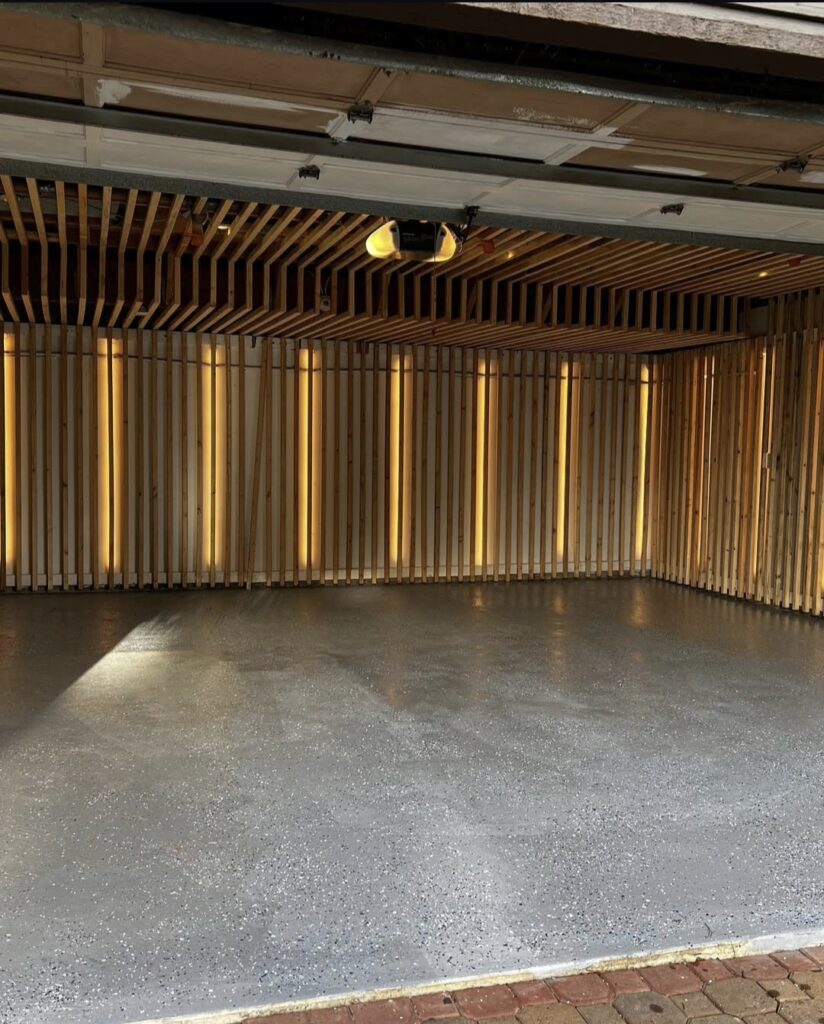 Licensed Renovation Contractors Vancouver Residential and Commercial Services 11 High end residential garage renovation in North Vancouver showcasing luxury cars and custom lighting