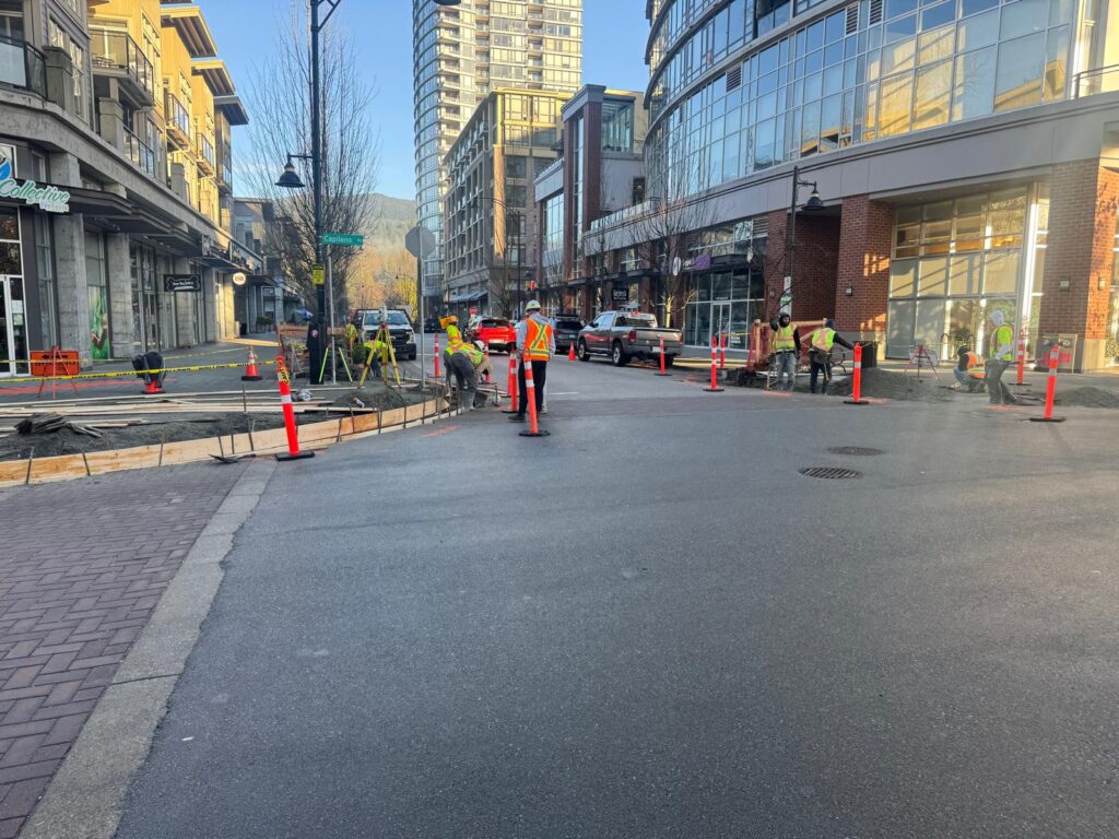 General contractor overseeing home renovation in West Vancouver