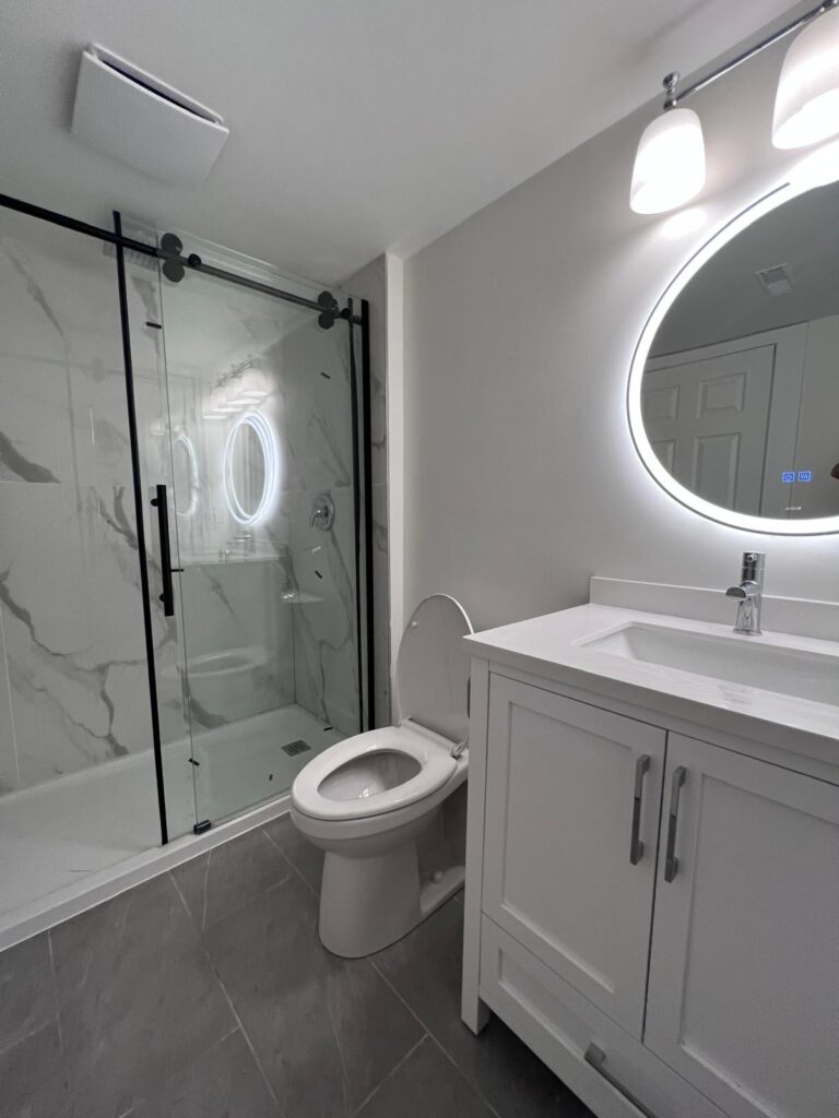 Step by Step Home Renovation Process in Vancouver BC 1 Bathroom renovation in West Vancouver with upgraded fixtures and modern layout
